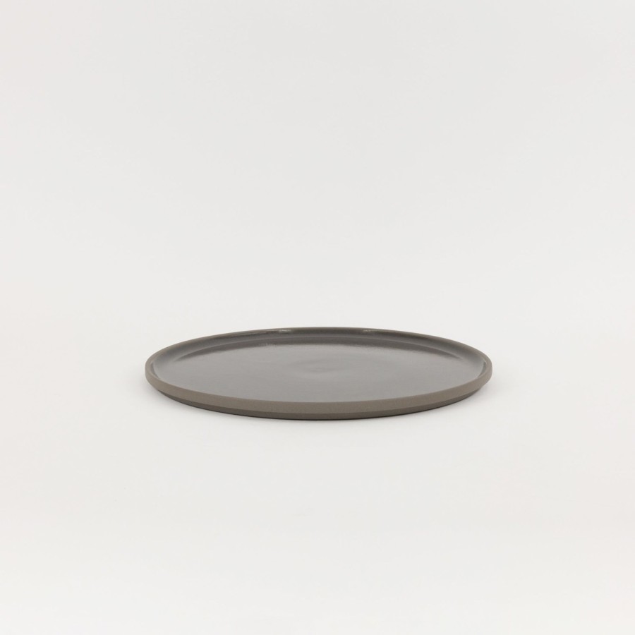 SAIKAI (Hasami) Hdg105 - Plate / Lid Dark Gray O 10" | Plate / Lid