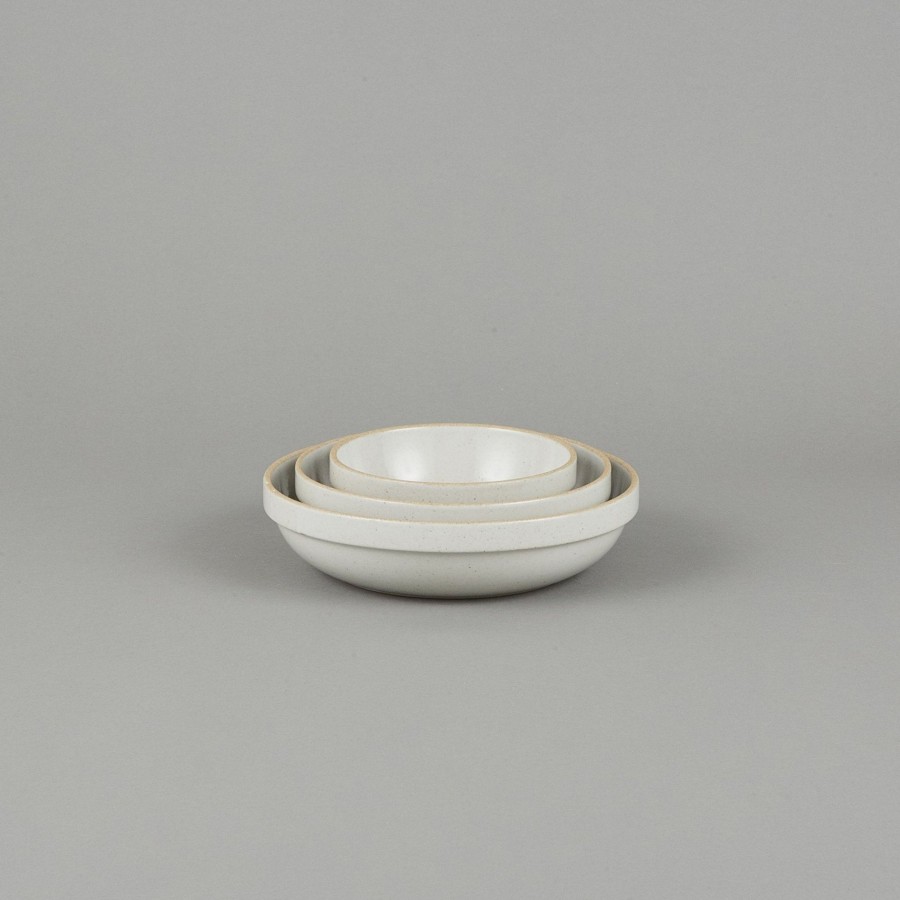 SAIKAI (Hasami) Hpm032 - Round Bowl Gloss Gray O 7.3/8" | Bowl - Round