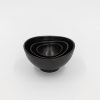 SAIKAI (special order) Ceramic Japan Infinity Bowls - Black | Eating