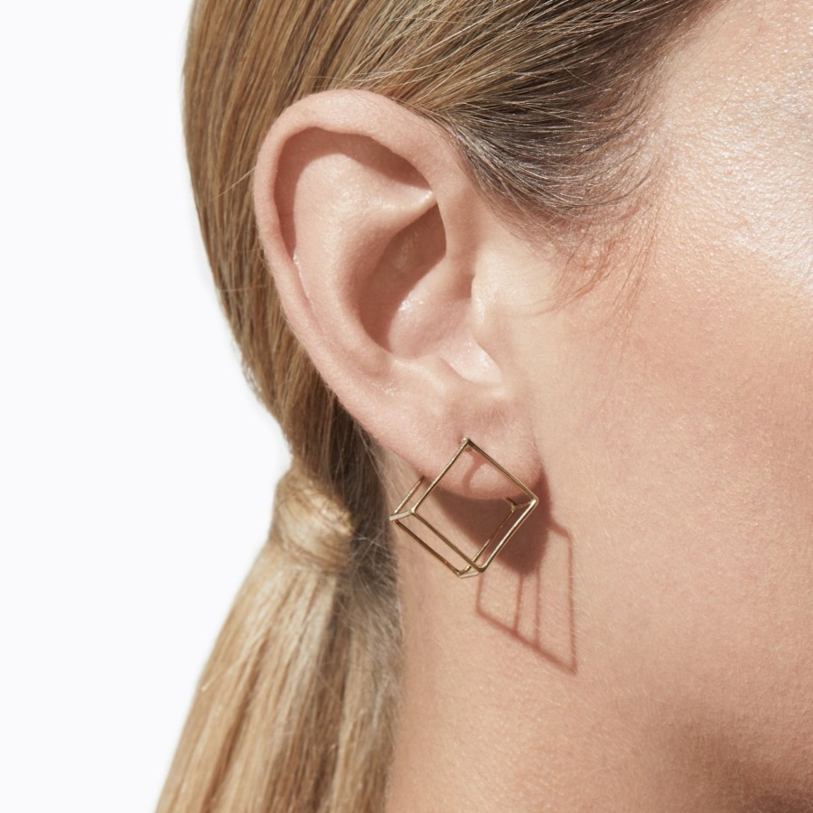 Tortoise-Shihara Shihara Square Earring 15 | Jewelry