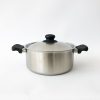 SAIKAI (Others) Sori Yanagi 8.75" Stainless Steel Shallow Pot | Cooking