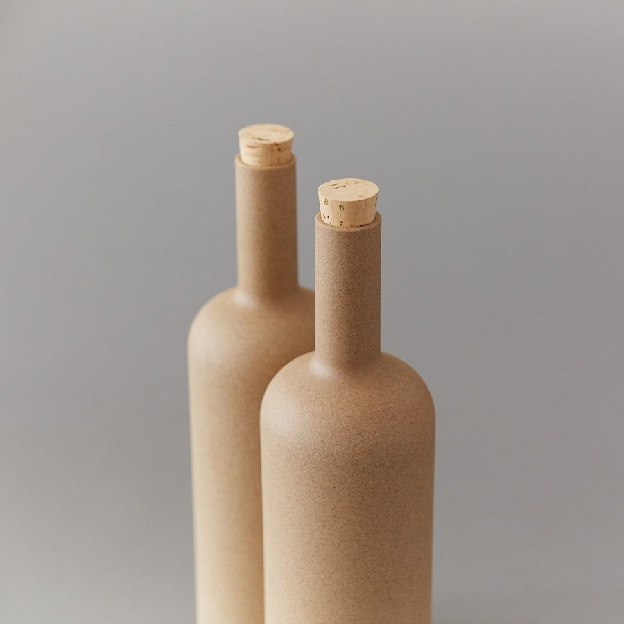 SAIKAI (Hasami) Hpm029 - Bottle Gloss Gray | Bottle & Container