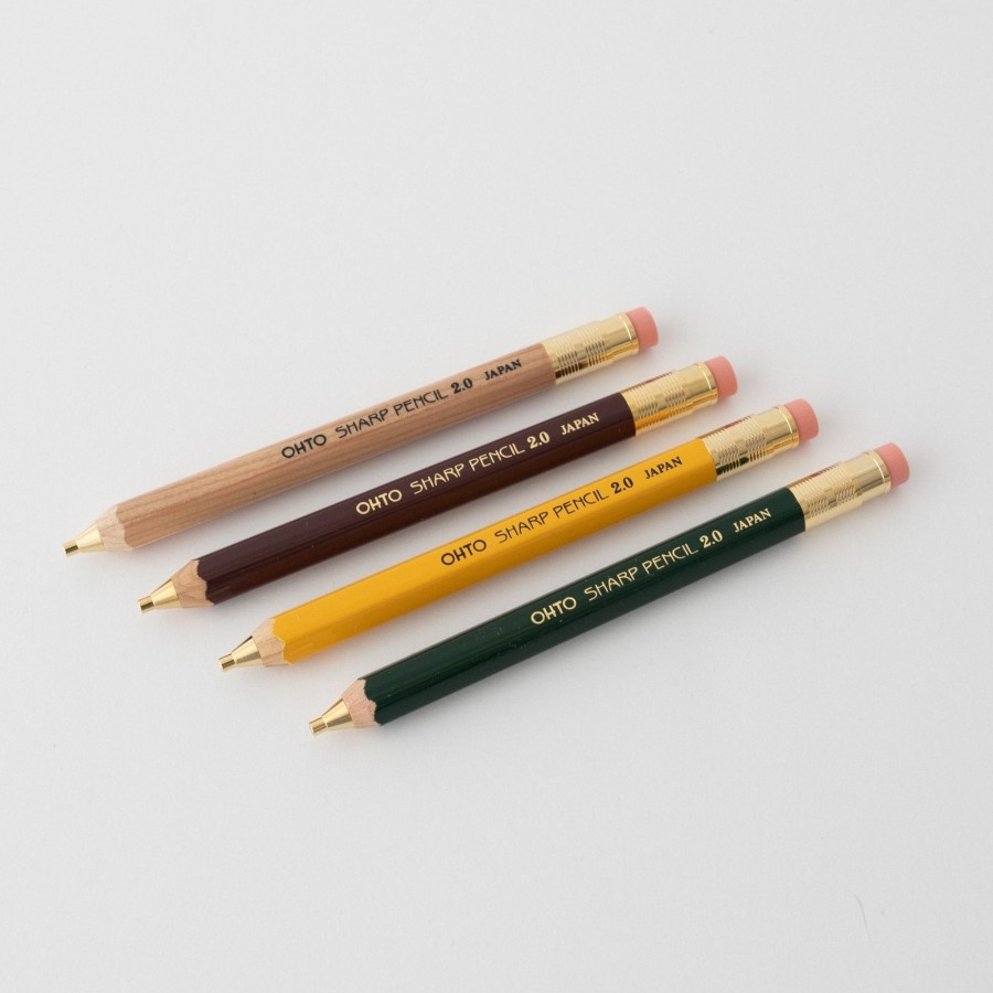 JP TRADING Ohto Wooden Mechanical Pencil 2.0Mm | Office