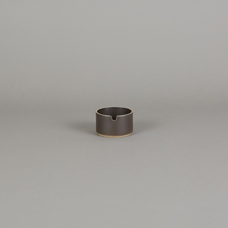 SAIKAI (Hasami) Hpb017 - Sugar Pot Black O 3.3/8" | Coffee & Tea