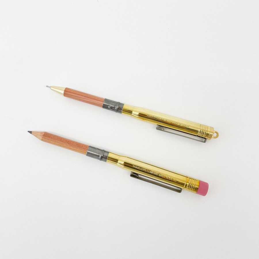 JP TRADING Traveler'S Company Brass Ballpoint Pen & Pencil | Office