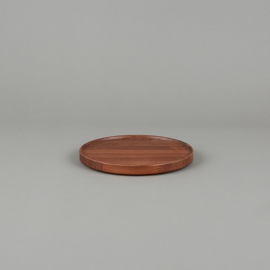 SAIKAI (Hasami) Hpwn025 - Tray / Lid Walnut O 8.5/8" | Wooden & Richlite Tray / Lid