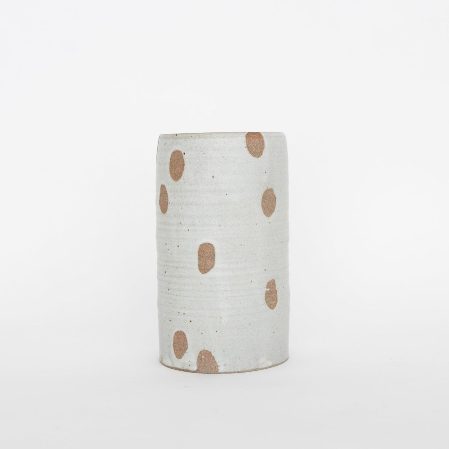 Tomoro Pottery Tomoro Pottery Ceramic Petal Cylinder | Home Decor