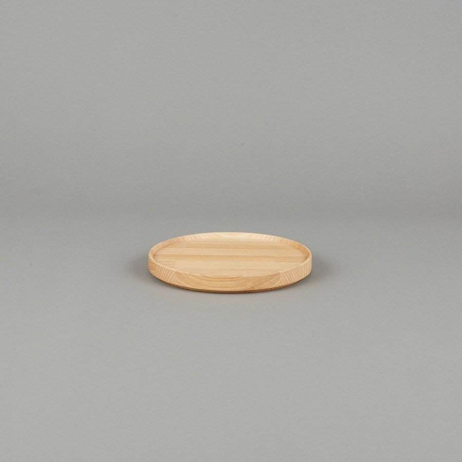 SAIKAI (Hasami) Hp024 - Tray / Lid Ash O 7.3/8" | Wooden & Richlite Tray / Lid