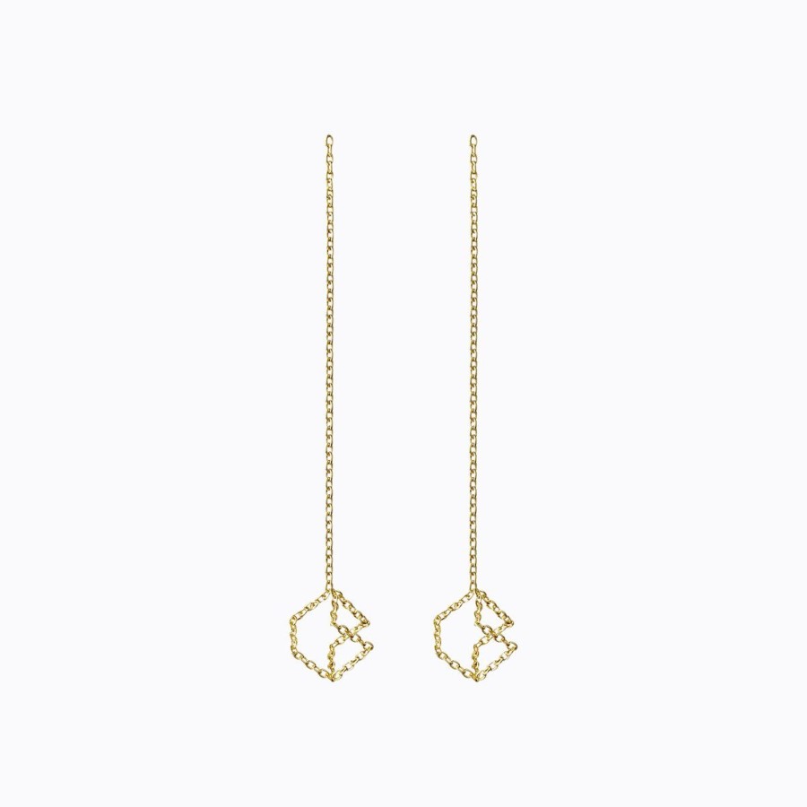 Tortoise-Shihara Shihara Chain Earrings 04S (Pair) | Jewelry