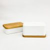 SAIKAI (Others) Noda Horo Enamel Butter Case With Wood Lid | Storing