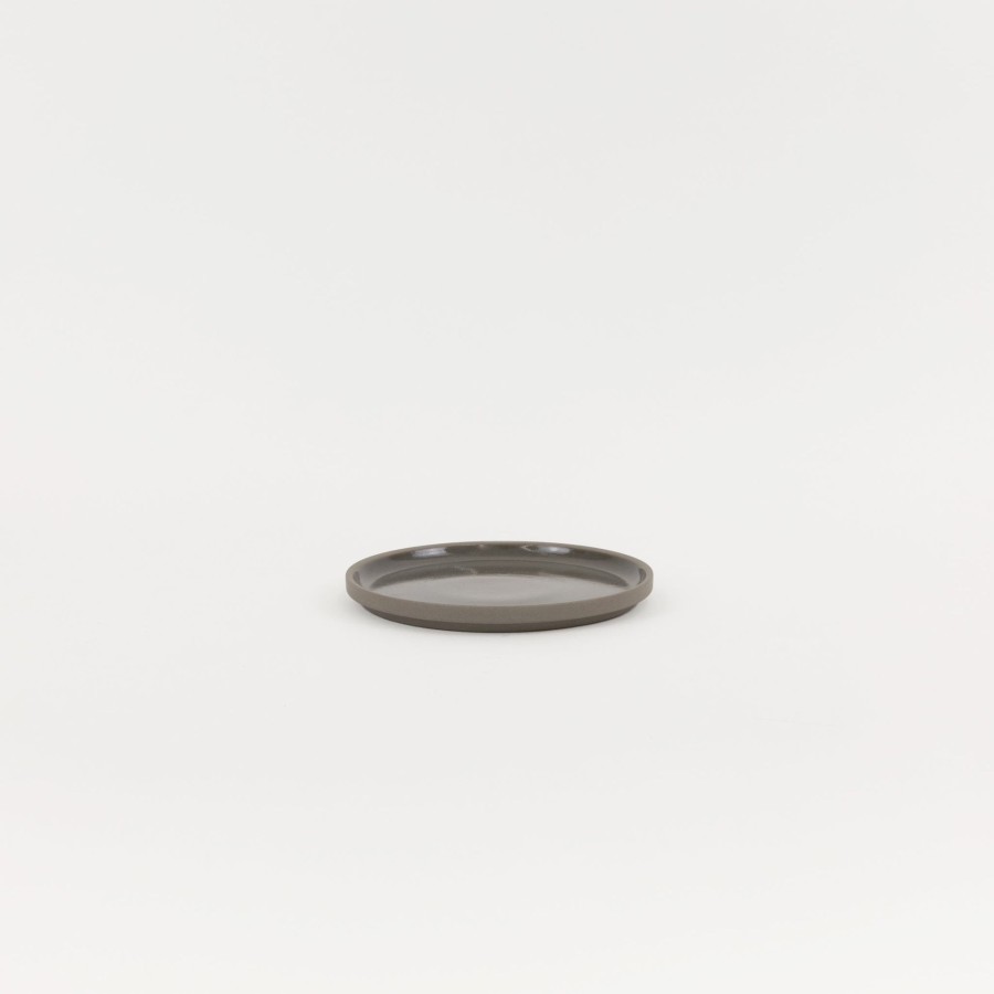 SAIKAI (Hasami) Hdg102 - Plate / Lid Dark Gray O 5.5/8" | Plate / Lid