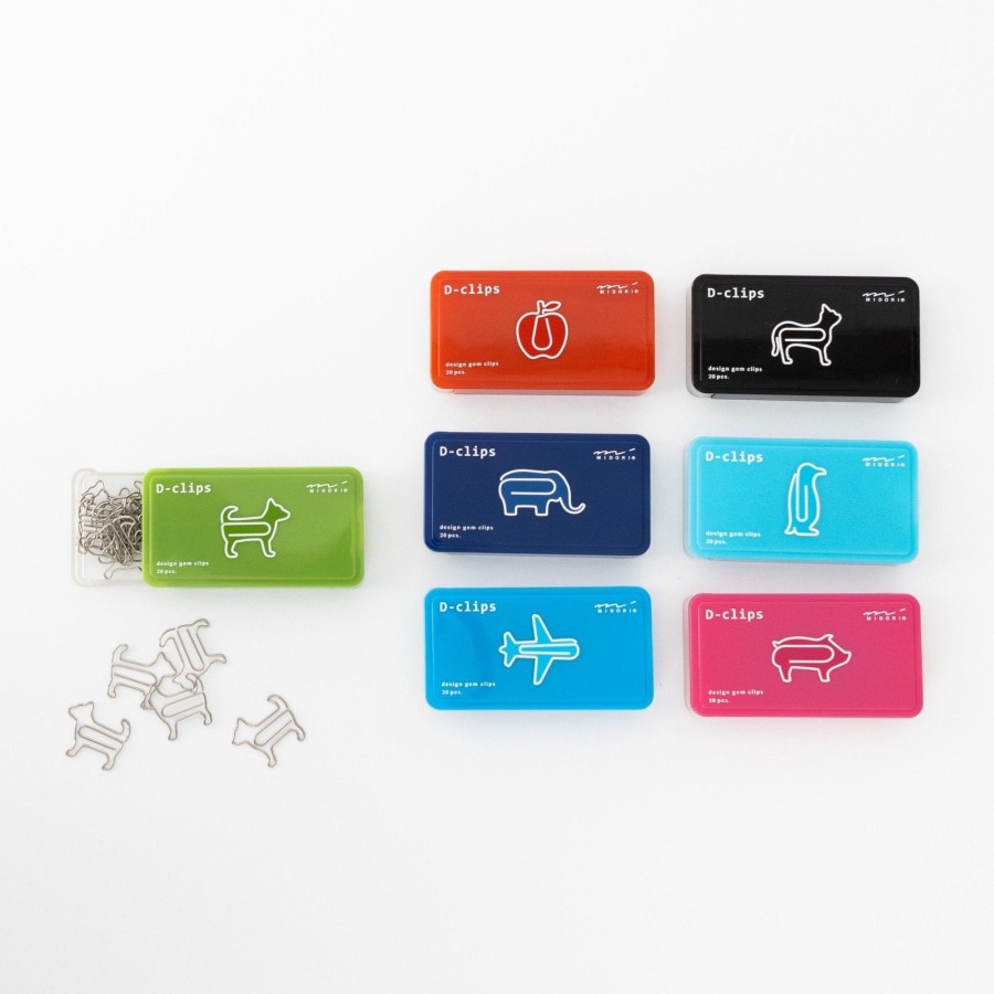 JP TRADING Midori D-Clips Paper Clips | Office