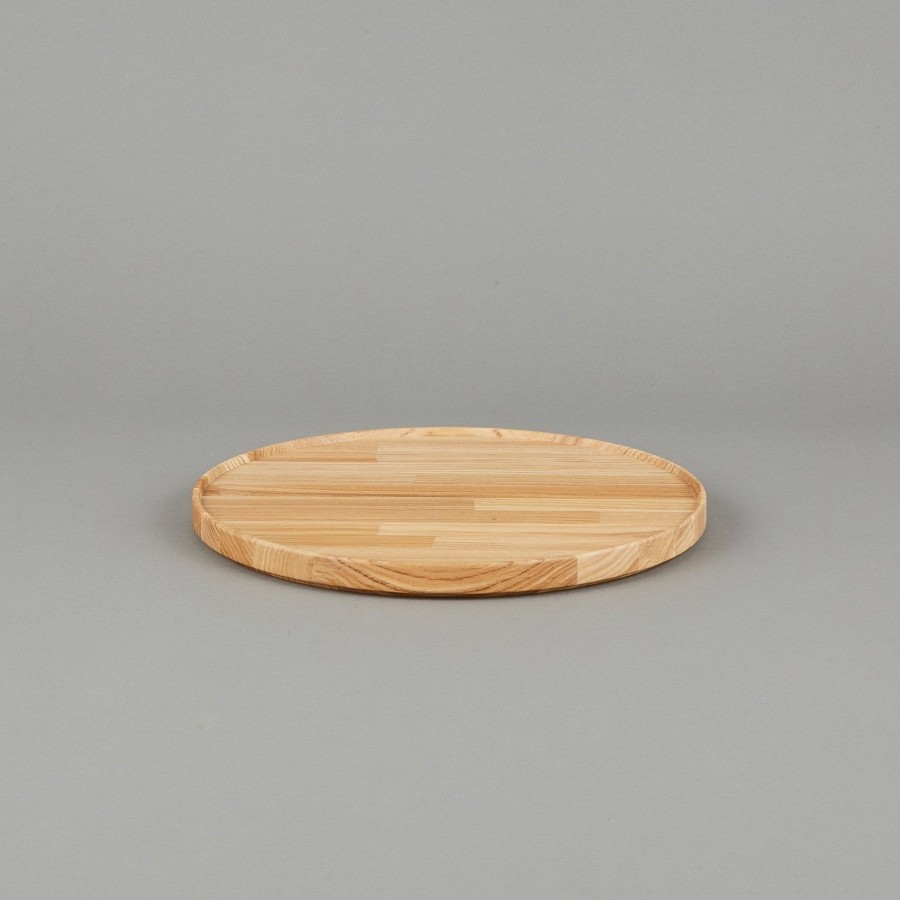 SAIKAI (Hasami) Hp027 - Tray / Lid Ash O 11.7/8" | Wooden & Richlite Tray / Lid