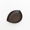 TORTOISE-yellow paper Bunaco No Waste Bunaco Leaf Shaped Plate - Black | Serving