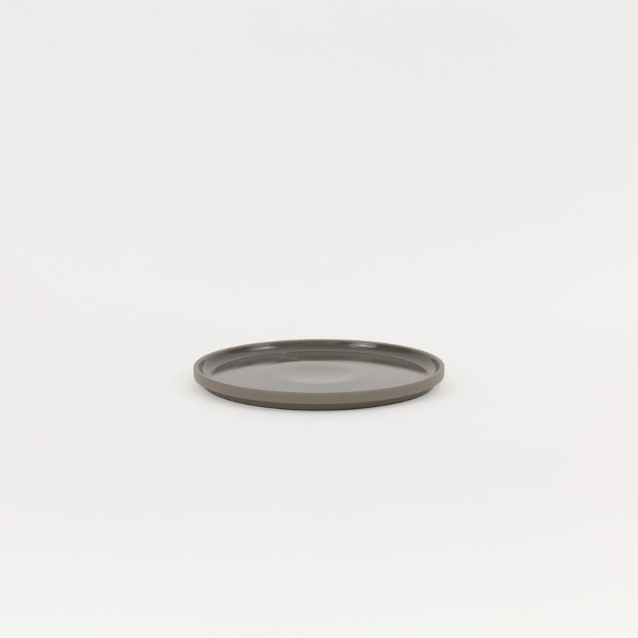 SAIKAI (Hasami) Hdg103 - Plate / Lid Dark Gray O 7.3/8" | Plate / Lid