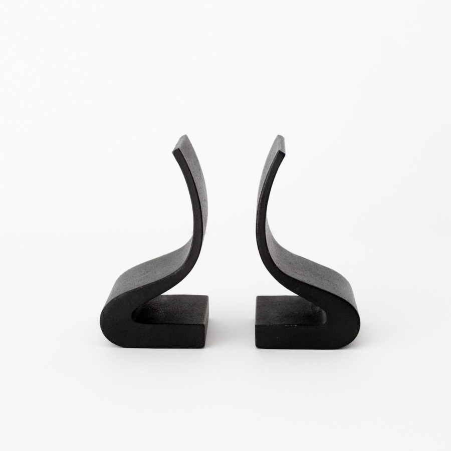 SAIKAI (Others) Ogasawara Wave Cast Iron Bookends | Office