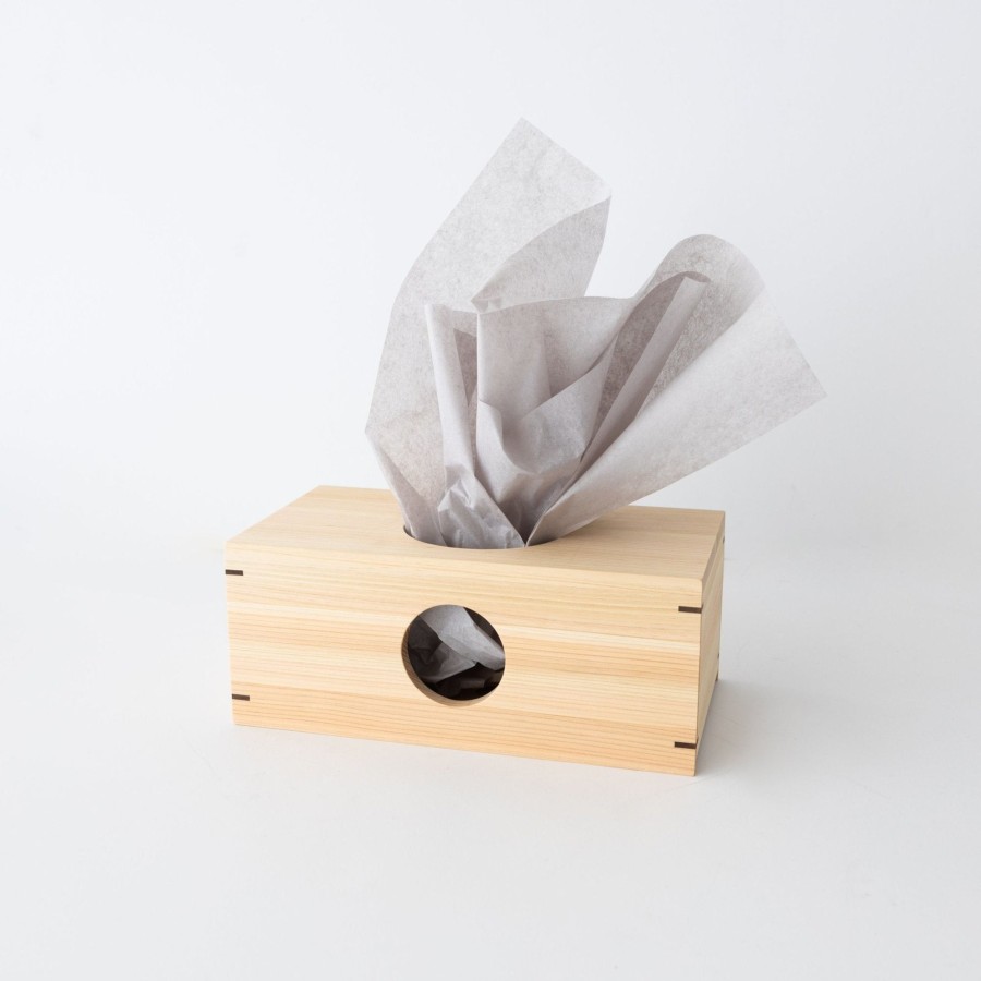 SAIKAI (Others) Hinoki Moon Tissue Box Cover [Jc-183] | Home Decor