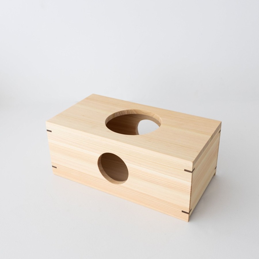 SAIKAI (Others) Hinoki Moon Tissue Box Cover [Jc-183] | Home Decor