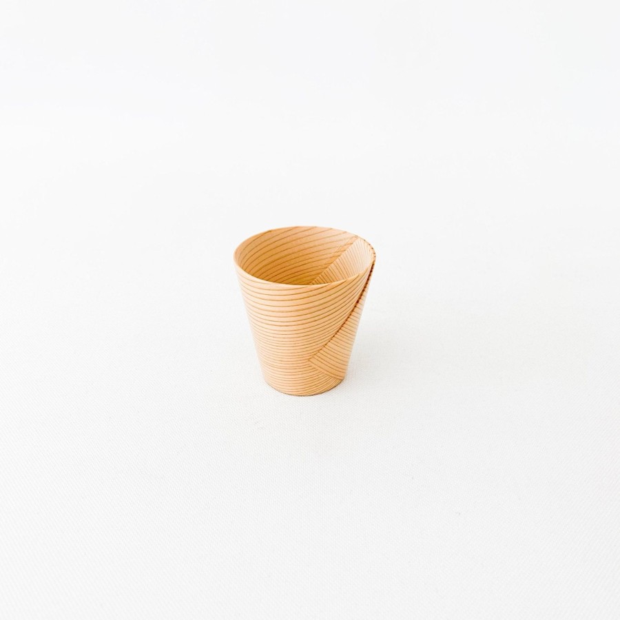 TORTOISE-yellow paper Kurikyu Kurikyu Wappa Sake Cup L | Sake Drinkware