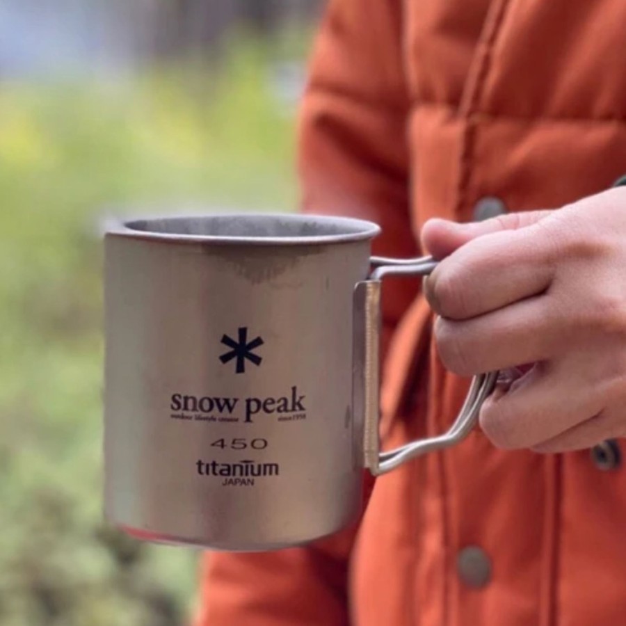 Snow Peak Snow Peak Titanium Single Wall Mugs | Outdoor