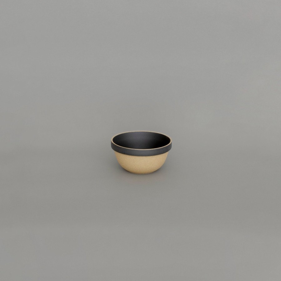 SAIKAI (Hasami) Hpb048 - Mid-Deep Round Bowl Black Small O 5.5/8" | Bowl - Round