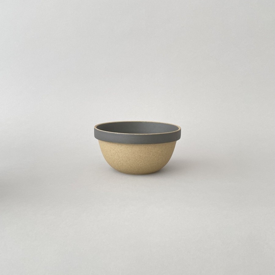 SAIKAI (Hasami) Hpb048 - Mid-Deep Round Bowl Black Small O 5.5/8" | Bowl - Round