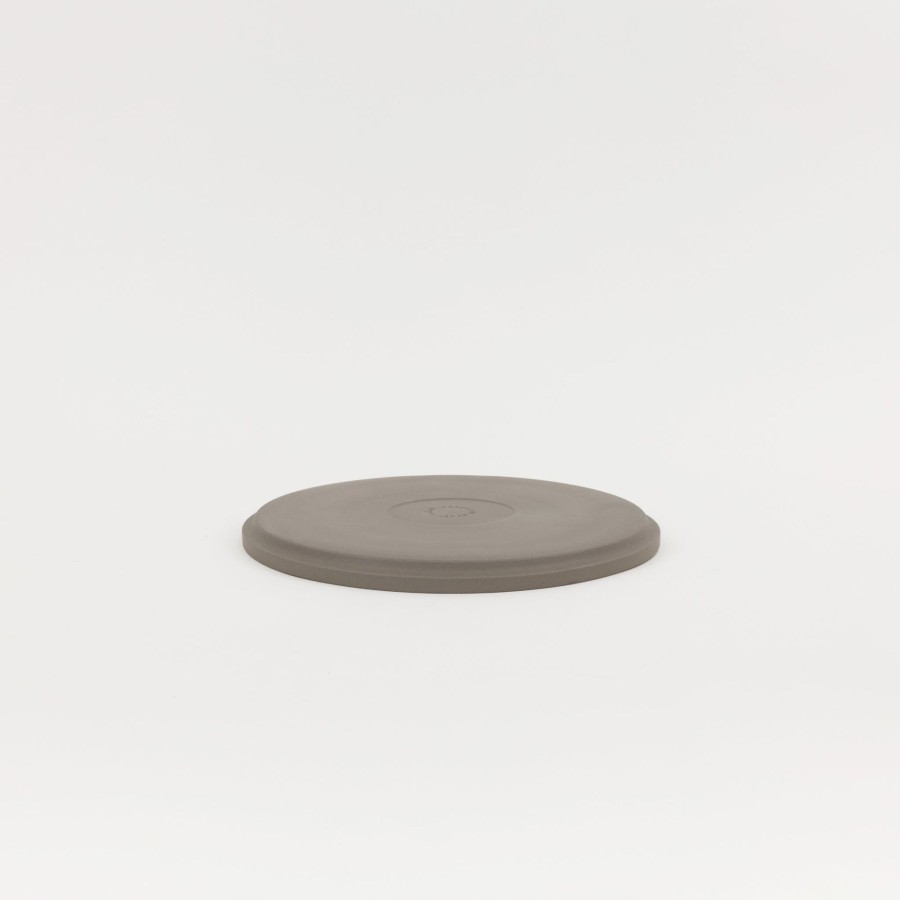 SAIKAI (Hasami) Haw104 - Plate / Lid Ash White O 8.5/8" | Plate / Lid