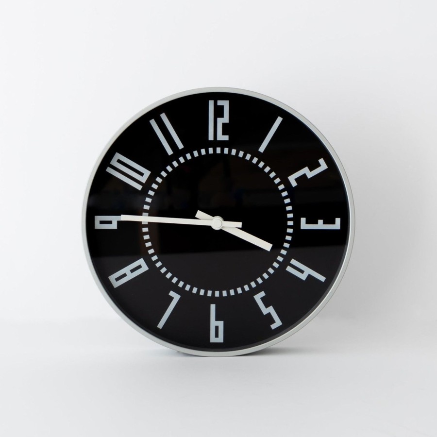 AC GEAR Lemnos Eki Sapporo Station Wall Clock [Til16-01 Bk] | Home Decor