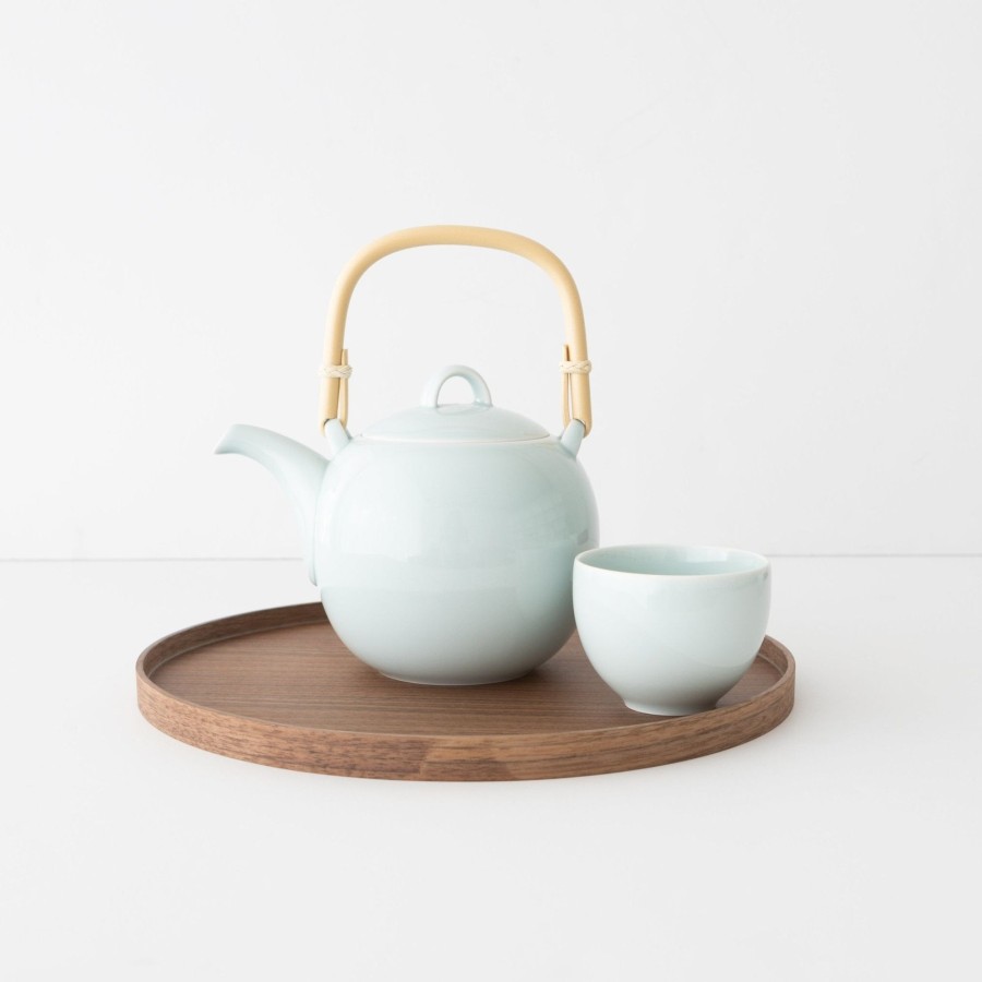 SAIKAI (Others) Walnut Circle Tray [Ts1036] | Serving