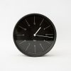 AC GEAR Riki Steel Clock Black Wr17-10 | Home Decor