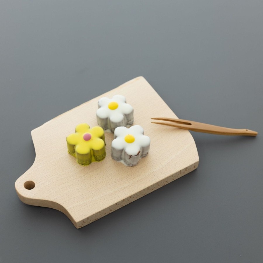 TORTOISE-yellow paper Kosuga Kosuga Bamboo Tsuru Dessert Forks | Eating