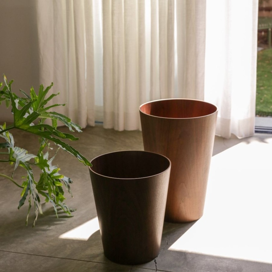 SAIKAI (Others) Saito Walnut Wastebasket | Home Decor