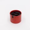 Tortoise-Unknown, Japan 111 60'S, Plastic Ashtray With Cast Iron Lid - Red | Vintage