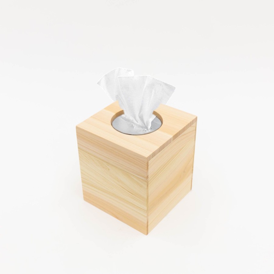 SAIKAI (Others) Hinoki Tissue Cube [Jc-335] | Home Decor