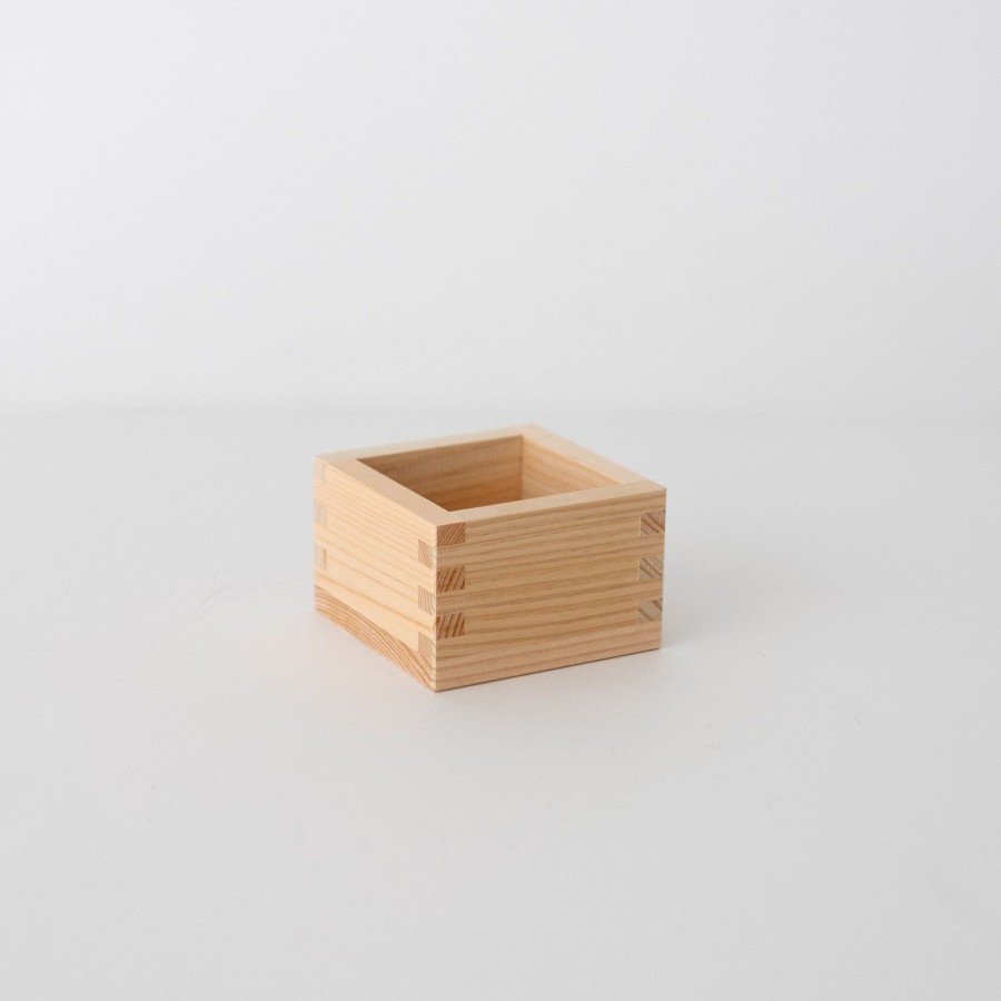 SAIKAI (Others) Hinoki Kimasu Sake Drinking Box | Sake Drinkware