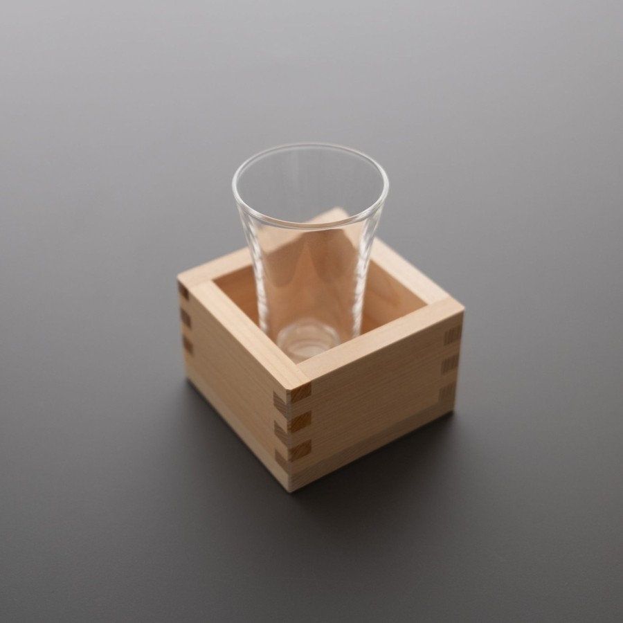 SAIKAI (Others) Hinoki Kimasu Sake Drinking Box | Sake Drinkware