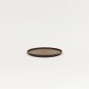 SAIKAI (Hasami) Hrn124 - Tray / Lid Dark Brown O 7.3/8" | Wooden & Richlite Tray / Lid