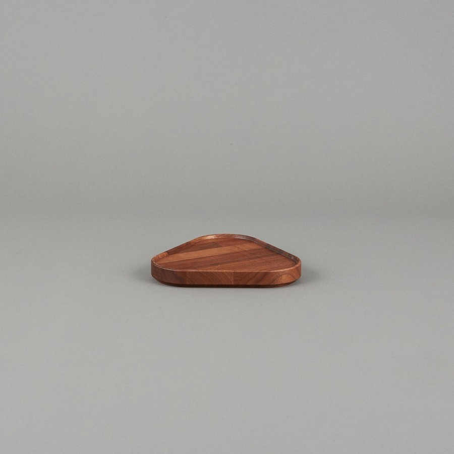 SAIKAI (Hasami) Hpwn036 - Tray / Lid Walnut 6.1/4" X 6.3/4" | Wooden & Richlite Tray / Lid