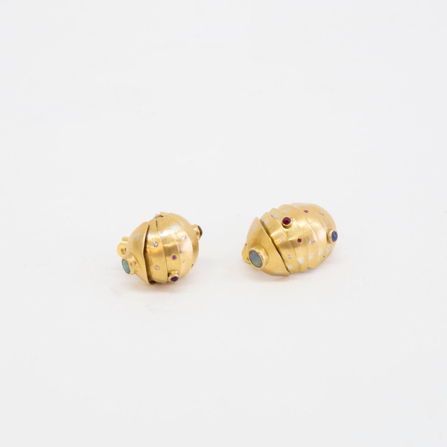 Black Barc Black Barc 'Roly-Poly' Earrings No. 2 & No 3. (Pair) | Jewelry